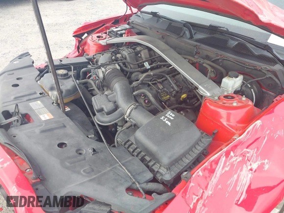 2014 Ford Mustang V6 with VIN 1ZVBP8EM3E5208282, listed as a IAAI auction lot 42104971 with Not Provided miles. Bid and sale history available at carsss.com. Image 10.