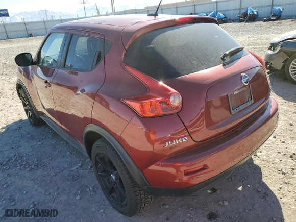 2013 Nissan Juke S with VIN JN8AF5MVXDT212516, listed as a Copart auction lot 45429305 with 160,147 mi miles and Salvage Title. Bid and sale history available at carsss.com. Image 2.