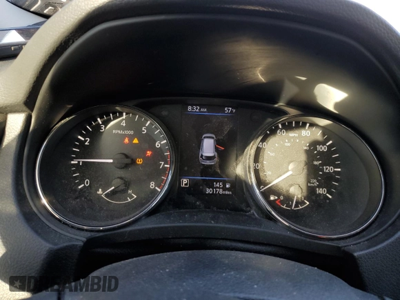 2019 Nissan Rogue SV with VIN JN8AT2MT8KW258556, listed as a Copart auction lot 46705905 with 38,178 mi miles and Salvage Title. Bid and sale history available at DreamBid. Image 9.