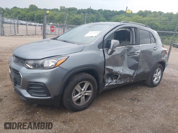 2020 Chevrolet Trax LT with VIN 3GNCJLSB9LL302685, listed as a IAAI auction lot 42497808 with 38,089 mi miles and . Bid and sale history available at DreamBid. Image 14.