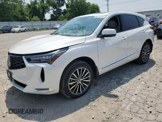 2025 Acura RDX Advance with VIN 5J8TC2H73SL020571, listed as a Copart auction lot 60213195 with 279 mi miles and Salvage title. Bid and sale history available at DreamBid. Image 1.
