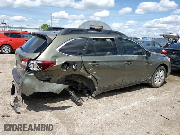 2015 Subaru Outback Premium with VIN 4S4BSAFC3F3305537, listed as a Copart auction lot 55575665 with 91,235 mi miles and Salvage title. Bid and sale history available at DreamBid. Image 3.