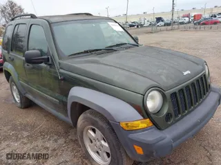 2007 Jeep Liberty Sport with VIN 1J4GK48K77W541229, listed as a IAAI auction lot 41083718 with NaN miles. Bid and sale history available at carsss.com. Image 1.