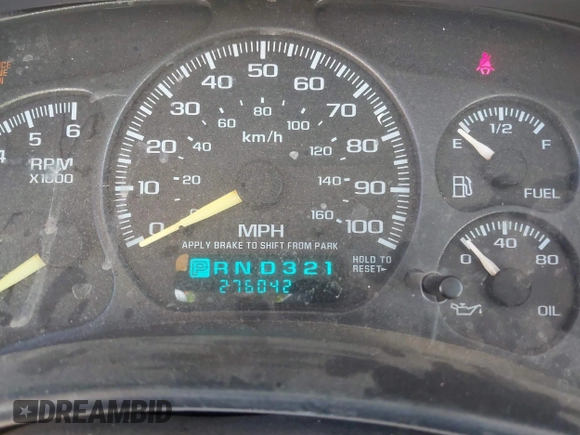 2001 GMC Yukon SLT with VIN 1GKEK13V81J100005, listed as a IAAI auction lot 42090494 with 276,042 mi miles. Bid and sale history available at carsss.com. Image 7.