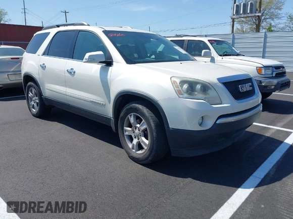 2008 GMC Acadia SLT1 with VIN 1GKER23778J139181, listed as a IAAI auction lot 41931067 with 161,420 mi miles. Bid and sale history available at carsss.com. Image 1.