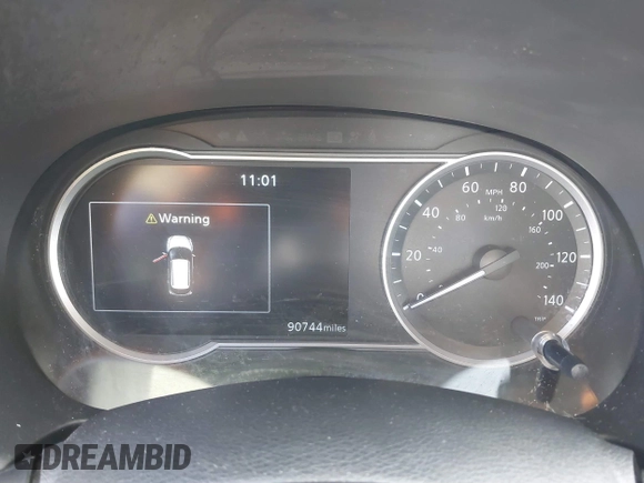 2020 Nissan Kicks SR with VIN 3N1CP5DV5LL536903, listed as a IAAI auction lot 41778615 with 90,744 mi miles. Bid and sale history available at carsss.com. Image 7.