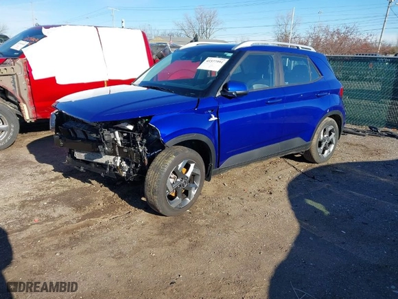 2024 Hyundai Venue SEL with VIN KMHRC8A31RU305739, listed as a IAAI auction lot 41577994 with NaN miles. Bid and sale history available at carsss.com. Image 2.