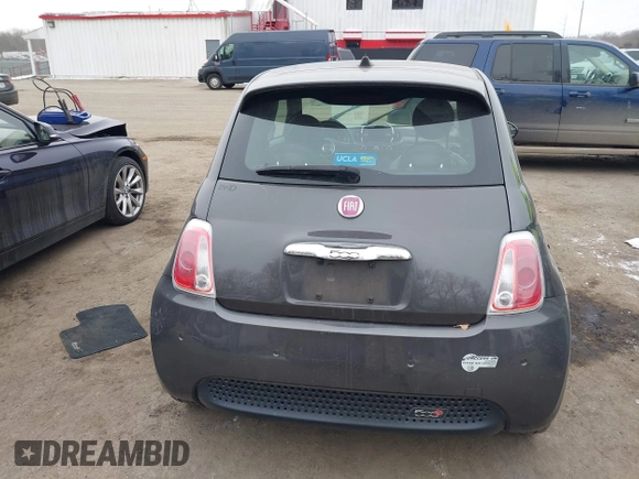2016 FIAT 500e with VIN 3C3CFFGE1GT184091, listed as a IAAI auction lot 41335256 with 54,899 mi miles and . Bid and sale history available at DreamBid. Image 16.