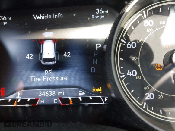 2022 Jeep Cherokee Limited with VIN 1C4PJMDX9ND509157, listed as a IAAI auction lot 42179093 with 34,638 mi miles and . Bid and sale history available at DreamBid. Image 15.