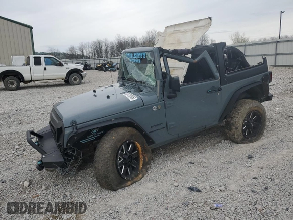 2014 Jeep Wrangler Sport with VIN 1C4AJWAG2EL120503, listed as a Copart auction lot 50728305 with Not Provided miles and Salvage Title. Bid and sale history available at carsss.com. Image 1.