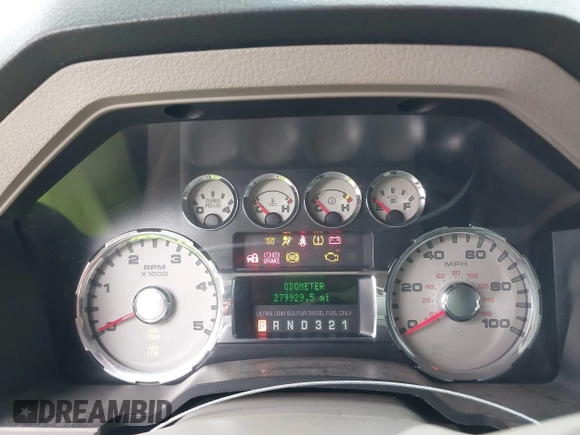2010 Ford F-250 XL with VIN 1FTSW2BR4AEA05950, listed as a IAAI auction lot 42194490 with 279,929 mi miles and . Bid and sale history available at DreamBid. Image 7.