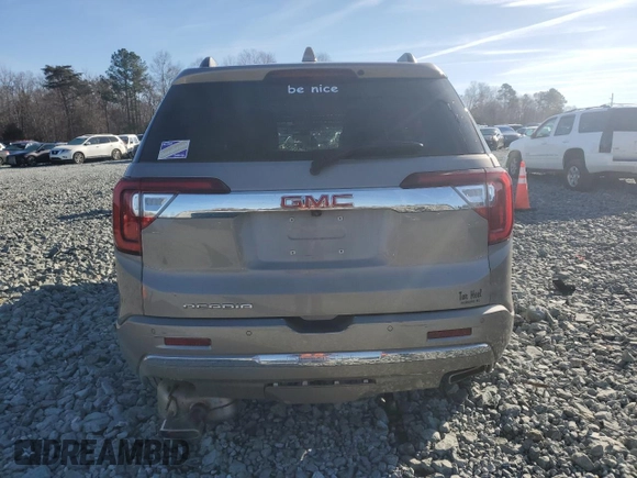 2022 GMC Acadia Denali with VIN 1GKKNPLS5NZ138186, listed as a Copart auction lot 44057255 with 0 mi miles and Salvage Title. Bid and sale history available at carsss.com. Image 6.