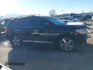 2014 Nissan Pathfinder Platinum with VIN 5N1AR2MM3EC692923, listed as a IAAI auction lot 41400968 with 202,186 mi miles and . Bid and sale history available at DreamBid. Image 13.