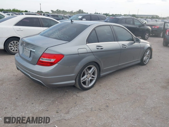 2014 Mercedes-Benz C 250 Sport with VIN WDDGF4HB7EG257087, listed as a IAAI auction lot 42169917 with 165,278 mi miles and . Bid and sale history available at DreamBid. Image 4.