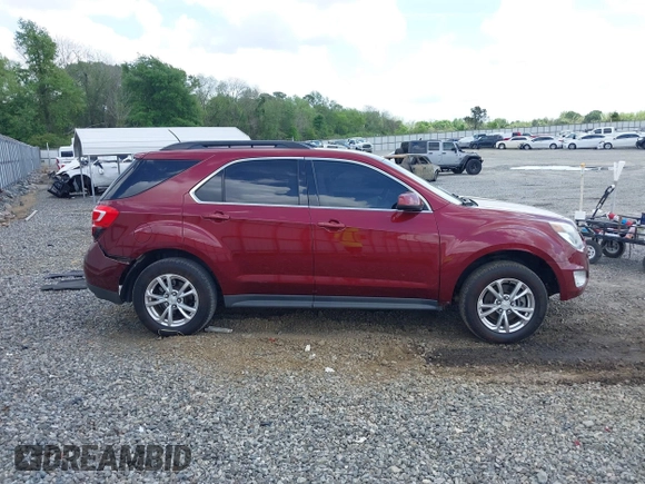 2017 Chevrolet Equinox LT with VIN 2GNALCEK4H1594316, listed as a IAAI auction lot 41961606 with 57,240 mi miles. Bid and sale history available at carsss.com. Image 13.