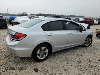 2014 Honda Civic LX z VIN 2HGFB2F50EH527348, wystawiony jako Copart lot #54311295 z przebiegiem 82 580 mil mil oraz Szkoda całkowita • Salvage title. Historia ofert i sprzedaży dostępna na DreamBid. Obrazek 3.