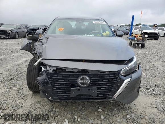 2024 Nissan Sentra S with VIN 3N1AB8BV3RY289757, listed as a Copart auction lot 60751805 with 37,060 mi miles and Salvage title. Bid and sale history available at DreamBid. Image 5.
