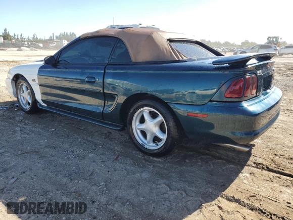 1996 Ford Mustang GT with VIN 1FALP45X1TF161258, listed as a Copart auction lot 49719705 with 219,897 mi miles and Clean Title. Bid and sale history available at carsss.com. Image 2.