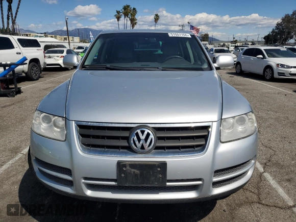 2006 Volkswagen Touareg 3.2L V6 with VIN WVGZG77L76D040164, listed as a Copart auction lot 51551155 with 169,611 mi miles and Salvage Title. Bid and sale history available at DreamBid. Image 5.