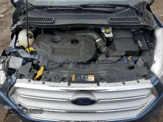 2018 Ford Escape Titanium with VIN 1FMCU0J91JUC57933, listed as a Copart auction lot 53152635 with 47,244 mi miles and Salvage title. Bid and sale history available at DreamBid. Image 12.