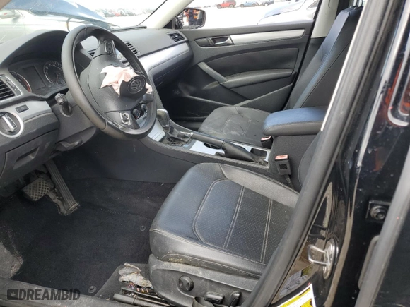 2013 Volkswagen Passat SE w/Sunroof with VIN 1VWBH7A38DC063299, listed as a Copart auction lot 87949495 with 0 mi miles and Salvage Title. Bid and sale history available at carsss.com. Image 7.