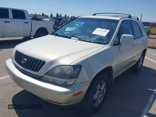 1999 Lexus RX 300 Luxury SUV with VIN JT6HF10U7X0091375, listed as a IAAI auction lot 42119385 with 271,971 mi miles. Bid and sale history available at carsss.com. Image 2.