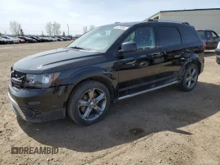 2017 Dodge Journey Crossroad Plus with VIN 3C4PDDGG4HT627196, listed as a Copart auction lot 56418055 with 245,628 mi miles and Clean title. Bid and sale history available at DreamBid. Image 1.