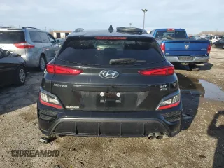 2022 Hyundai Kona N Line with VIN KM8K3CA31NU826992, listed as a Copart auction lot 84766394 with 30,318 mi miles and Salvage Title. Bid and sale history available at carsss.com. Image 6.