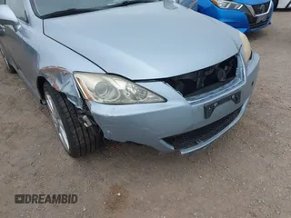 2007 Lexus IS with VIN JTHBK262172036011, listed as a IAAI auction lot 42162189 with 254,151 mi miles. Bid and sale history available at carsss.com. Image 6.