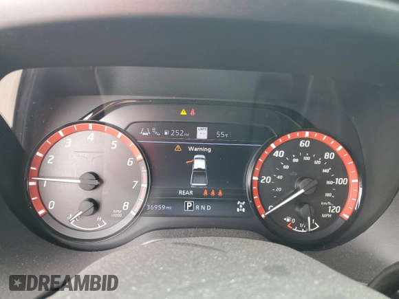 2021 Nissan Titan Pro-4X с VIN 1N6AA1FB7MN512375, выставлен на аукционе Copart как лот 58006765 с пробегом 36 959 миль миль и Списание • Salvage title. История ставок и продаж доступна на DreamBid. Изображение 9.