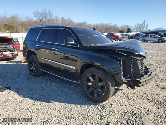 2017 Cadillac Escalade Luxury with VIN 1GYS4BKJXHR207270, listed as a Copart auction lot 46976225 with 125,086 mi miles and Salvage Title. Bid and sale history available at carsss.com. Image 4.