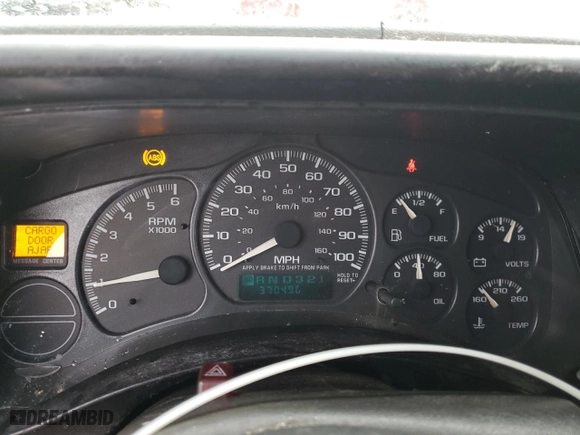 2002 Chevrolet Tahoe LT with VIN 1GNEC13ZX2R170031, listed as a Copart auction lot 88728135 with 370,496 mi miles and Salvage Title. Bid and sale history available at carsss.com. Image 9.