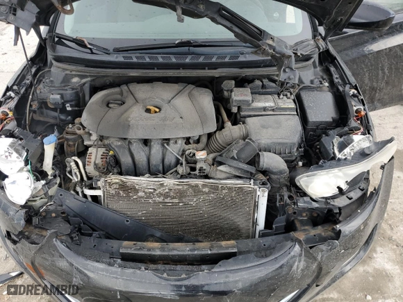 2013 Hyundai Elantra GLS with VIN 5NPDH4AE3DH173015, listed as a Copart auction lot 46912105 with 165,569 mi miles and Salvage Title. Bid and sale history available at carsss.com. Image 12.