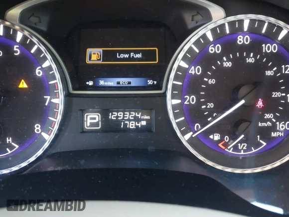 2013 Infiniti JX35 with VIN 5N1AL0MN5DC324112, listed as a IAAI auction lot 41794165 with 129,324 mi miles. Bid and sale history available at carsss.com. Image 15.