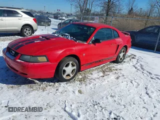 2002 Ford Mustang Standard with VIN 1FAFP40432F223851, listed as a IAAI auction lot 41639783 with 131,758 mi miles. Bid and sale history available at carsss.com. Image 2.