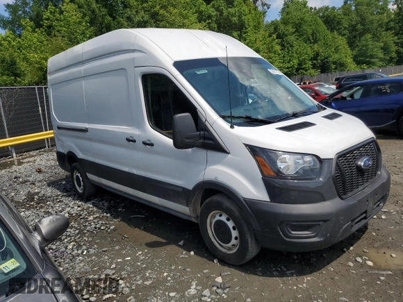 2021 Ford Transit Cargo z VIN 1FTBR1X82MKA08353, wystawiony jako Copart lot #58431105 z przebiegiem 100 195 mil mil oraz Szkoda całkowita • Salvage title. Historia ofert i sprzedaży dostępna na DreamBid. Obrazek 4.