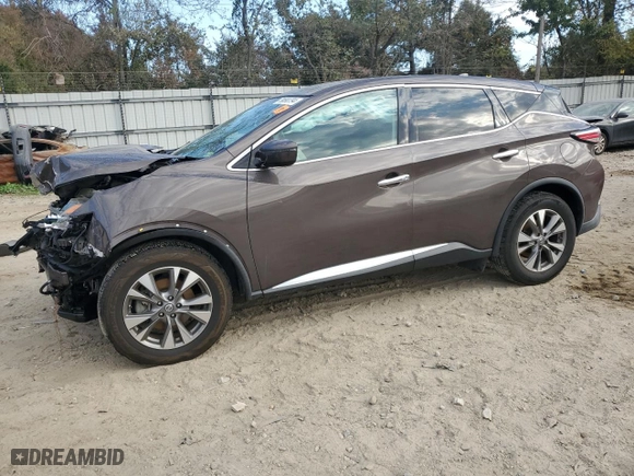 2018 Nissan Murano SV with VIN 5N1AZ2MGXJN138237, listed as a Copart auction lot 79890794 with 0 mi miles and Salvage Title. Bid and sale history available at carsss.com. Image 1.