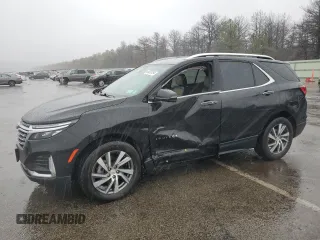 2022 Chevrolet Equinox Premier z VIN 2GNAXXEV3N6120250, wystawiony jako Copart lot #84026194 z przebiegiem 56 550 mil mil oraz Szkoda całkowita • Salvage title. Historia ofert i sprzedaży dostępna na DreamBid. Obrazek 1.