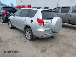 2008 Toyota RAV4 Ltd with VIN JTMZK31V586015535, listed as a IAAI auction lot 41615780 with 284,183 mi miles. Bid and sale history available at carsss.com. Image 3.