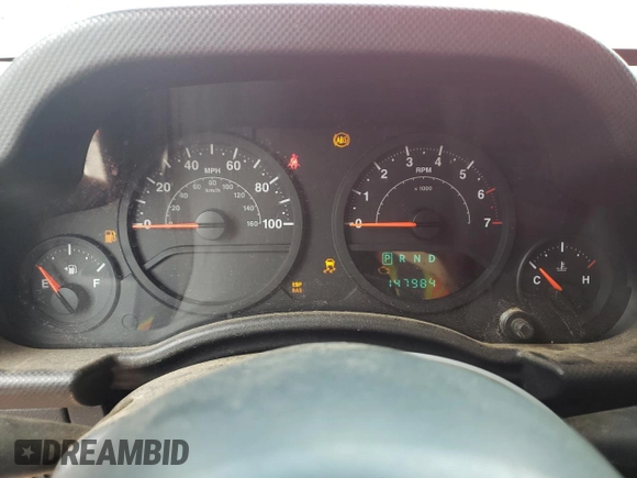 2007 Jeep Wrangler X with VIN 1J4FA24197L185416, listed as a Copart auction lot 59943735 with 147,984 mi miles and Salvage title. Bid and sale history available at DreamBid. Image 9.