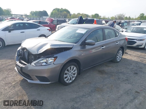 2017 Nissan Sentra SV with VIN 3N1AB7AP2HL644622, listed as a IAAI auction lot 41992213 with 83,296 mi miles and . Bid and sale history available at DreamBid. Image 2.