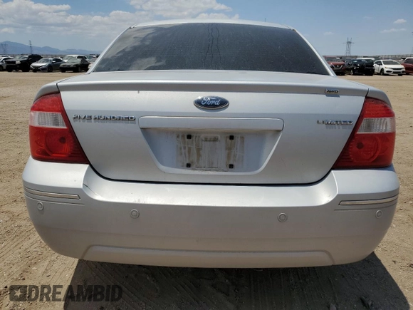 2005 Ford Five Hundred Limited with VIN 1FAHP25135G119502, listed as a Copart auction lot 59969975 with Not provided miles and Salvage title. Bid and sale history available at DreamBid. Image 6.