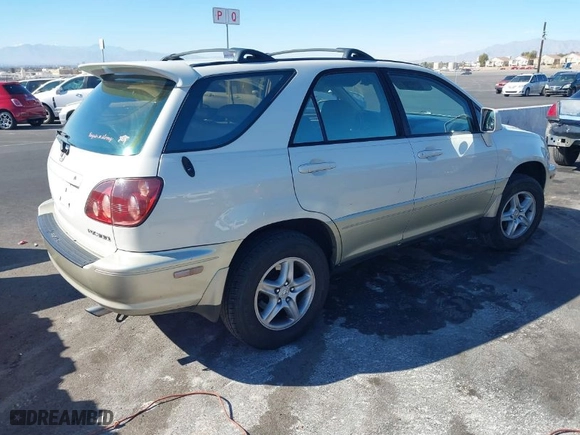 1999 Lexus RX 300 Luxury SUV with VIN JT6GF10U9X0015877, listed as a IAAI auction lot 41666610 with NaN miles. Bid and sale history available at carsss.com. Image 4.