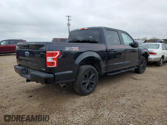 2020 Ford F-150 XL with VIN 1FTEW1CP2LFC63742, listed as a Copart auction lot 48354875 with 24,493 mi miles and Salvage Title. Bid and sale history available at DreamBid. Image 3.