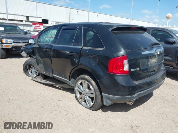 2013 Ford Edge Limited with VIN 2FMDK3KC1DBA18155, listed as a IAAI auction lot 41806629 with 124,080 mi miles. Bid and sale history available at carsss.com. Image 3.