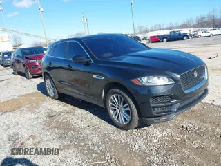 2019 Jaguar F-Pace 25t Prestige with VIN SADCK2GX1KA392946, listed as a IAAI auction lot 41133328 with 146,834 mi miles and . Bid and sale history available at DreamBid. Image 1.