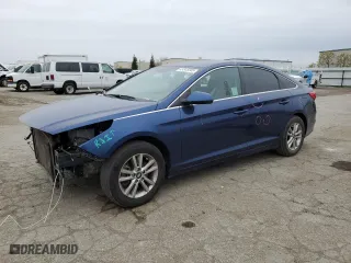 2017 Hyundai Sonata 2.4L with VIN 5NPE24AF7HH578038, listed as a Copart auction lot 45345845 with 92,114 mi miles and Salvage Title. Bid and sale history available at carsss.com. Image 1.