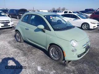 2012 FIAT 500 Pop with VIN 3C3CFFAR0CT319535, listed as a IAAI auction lot 41279724 with 151,506 mi miles. Bid and sale history available at carsss.com. Image 1.