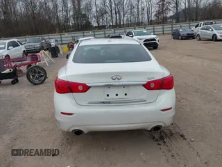 2015 Infiniti Q50 Premium with VIN JN1BV7AP3FM349396, listed as a IAAI auction lot 41793057 with 133,372 mi miles. Bid and sale history available at carsss.com. Image 16.