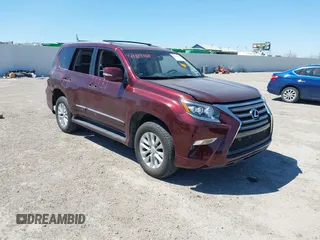 2017 Lexus GX with VIN JTJBM7FX1H5164038, listed as a IAAI auction lot 41819765 with 157,266 mi miles. Bid and sale history available at carsss.com. Image 1.